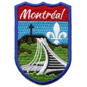 Montreal Canada Shield Patch Embroidered Iron On BG7