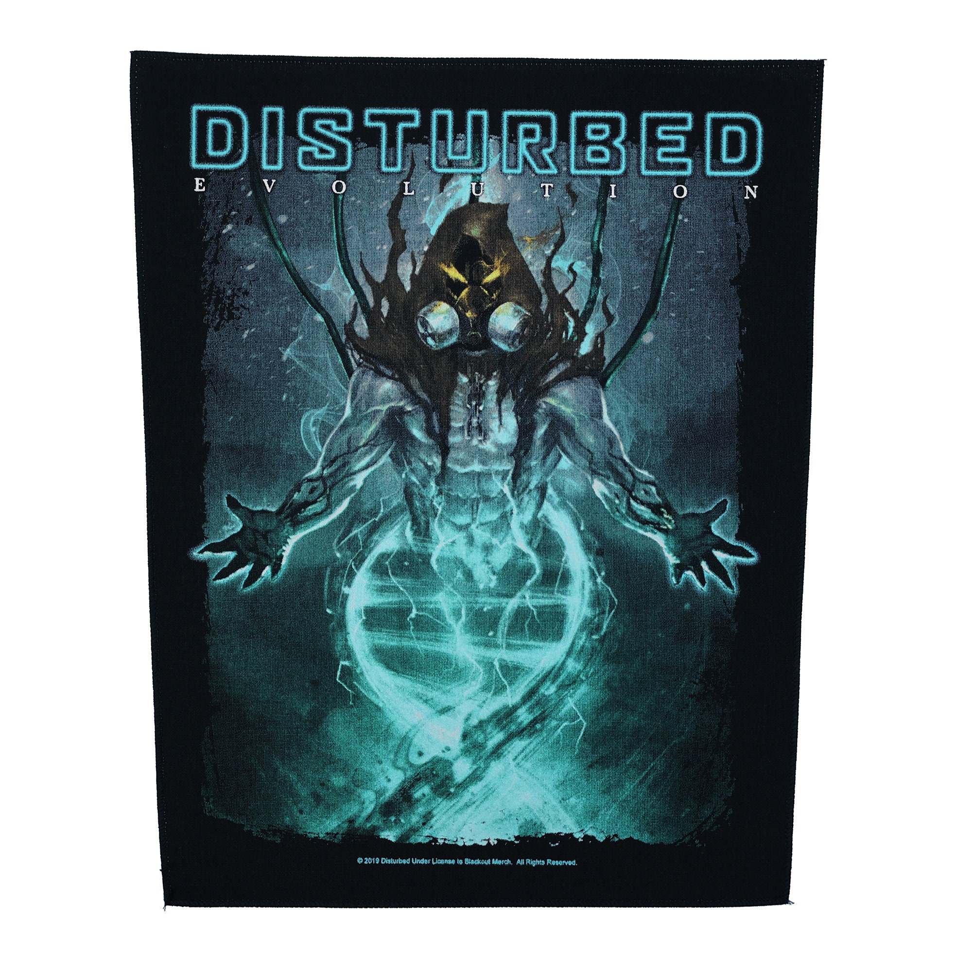 Disturbed Evolution Hooded Back Patch Album Art XL DTG