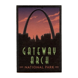 Gateway Arch National Park-patch St. Louis Missouri Travel geborduurd opstrijkbaar BG8