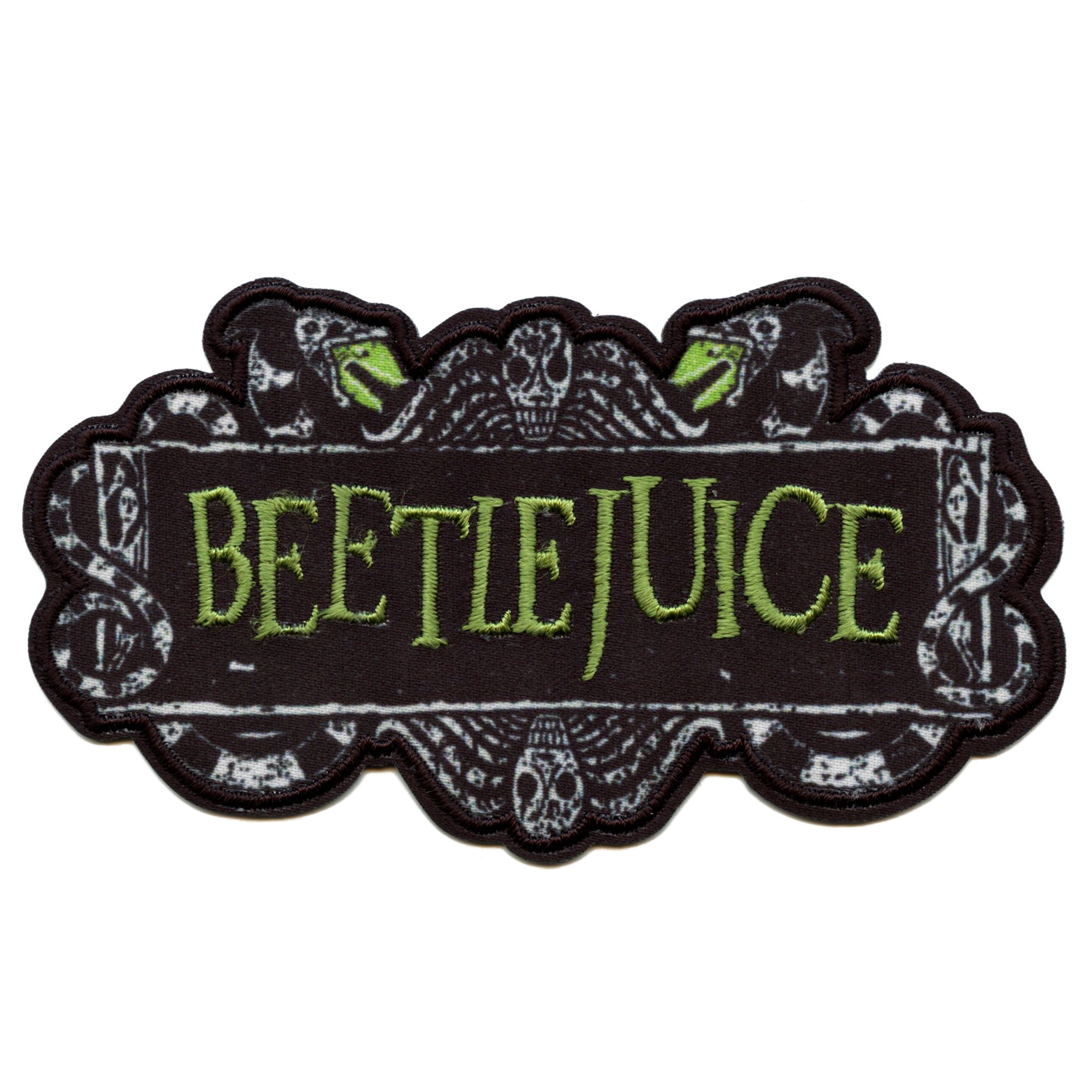 Beetlejuice Marquee Logo Patch Classic Movie Sublimated Iron on BC1 - Etsy