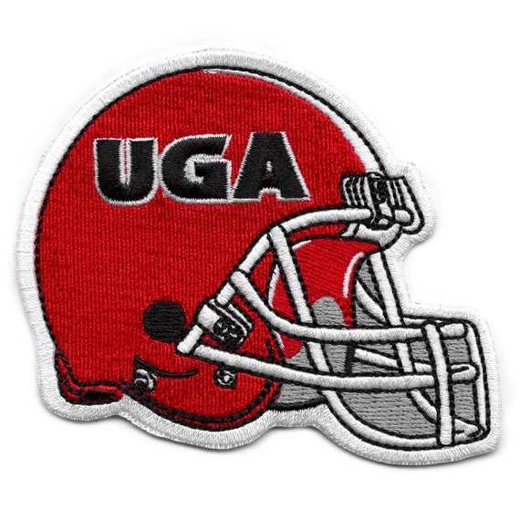 UGA Football Helmet Patch Embroidered Iron on CB8 Etsy