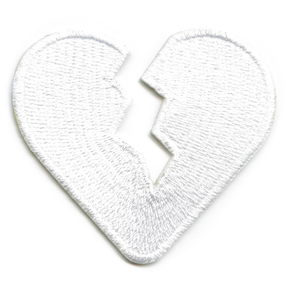 Small Broken Heart Patch Love Embroidered Iron On AF7 Etsy