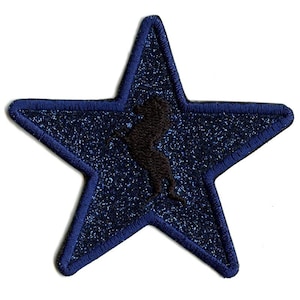 Buckin' Horse Country Star Tour Patch Queen B Music Appliqué scintillant, fer à repasser GA4