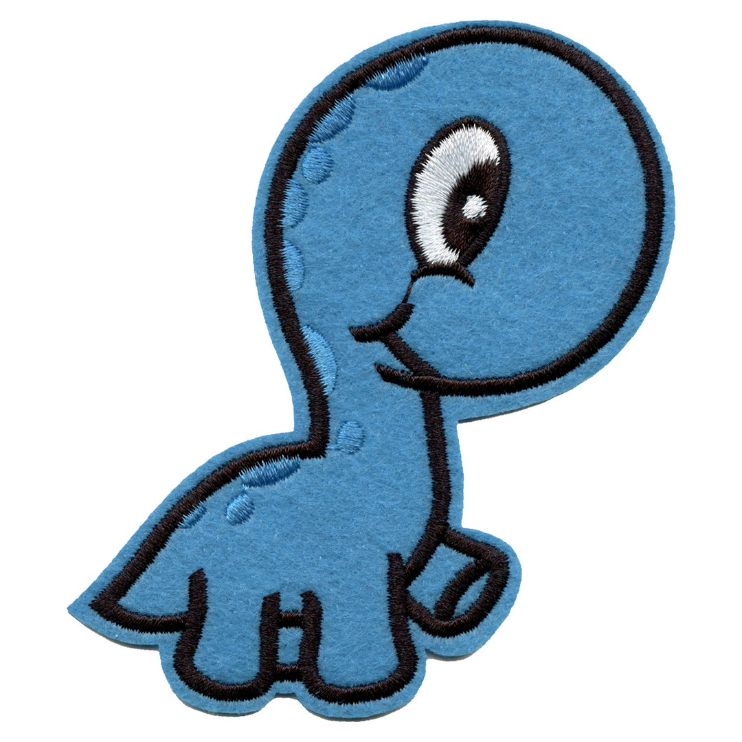 Cartoon Brontosaurus Dinosaur Patch Baby Kid Embroidered Iron on AA1 - Etsy