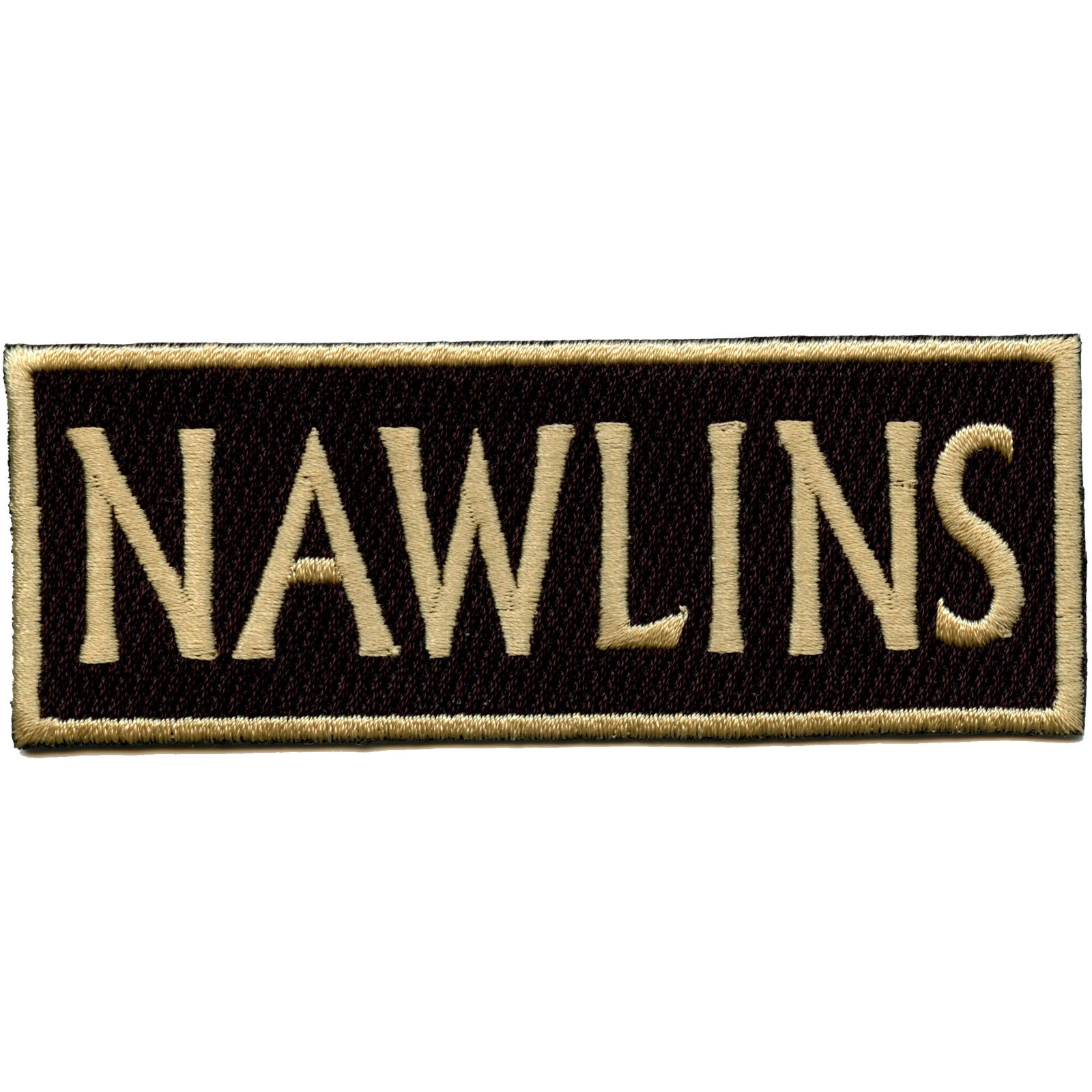 Nawlins Badge Patch New Orleans Logo Embroidered Iron On BC7