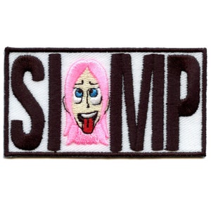 SIMP Anime Girl Patch Follower Iron On Embroidered BC4