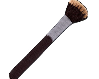 Makeup Brush Patch Applicator Blush Embroidered Iron On AD3
