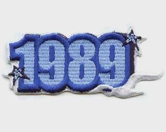 1989 Pop Album Cover Patch Singer Era Embroidered Iron On BF6