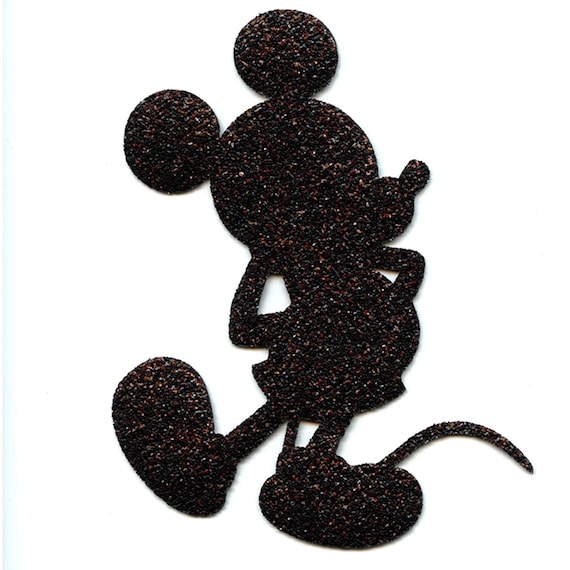 Official Minnie Mouse Classic Heart Patch Disney Cartoon Embroidered Iron On