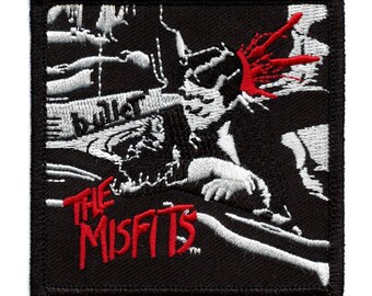 The Misfits Patch Bullet Cover Embroidered Iron On EG3