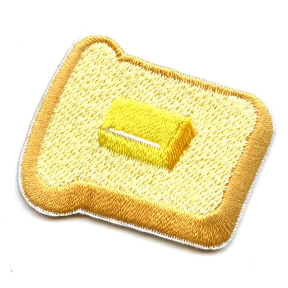 Small Bread And Butter Patch Toast Embroidered Iron On Ad6 Etsy