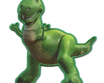 Officell Lizensierter Toy Story Rex Aufnäher Disney Pixar Aufnäher CB4