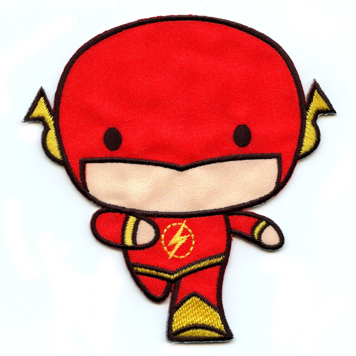 Officially Licensed the Flash Emoji Patch DC Comics Etsy