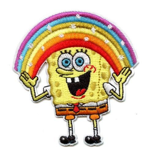 Spongebob Squarepants Shocked Patrick Patch Nickelodeon - Etsy