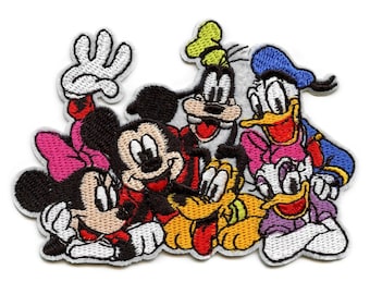 Iron on Disney Patches-mickey Mouse-minnie Mouse-goofy-donald Duck