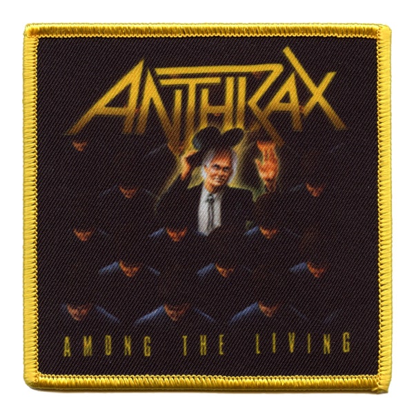 Anthrax Among The Living Patch 1987 Album Cover Embroidered Iron On EH4