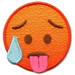 Hot Sweat Patch Keyboard Emoticon Icon Embroidered Iron On ED4