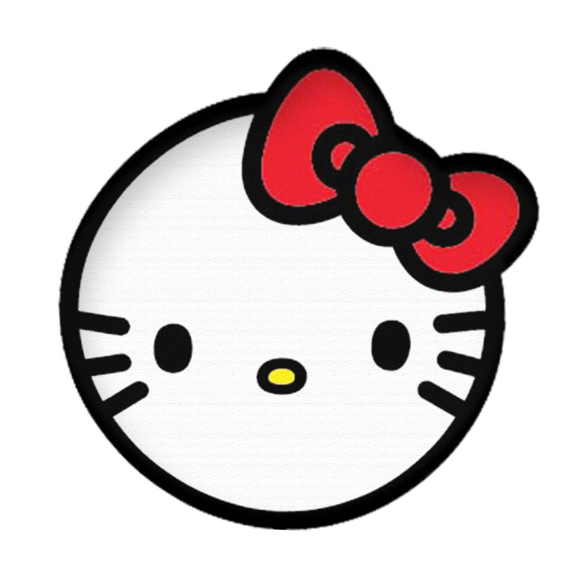 Oficialmente licenciado Hello Kitty round face parche arco de | Etsy