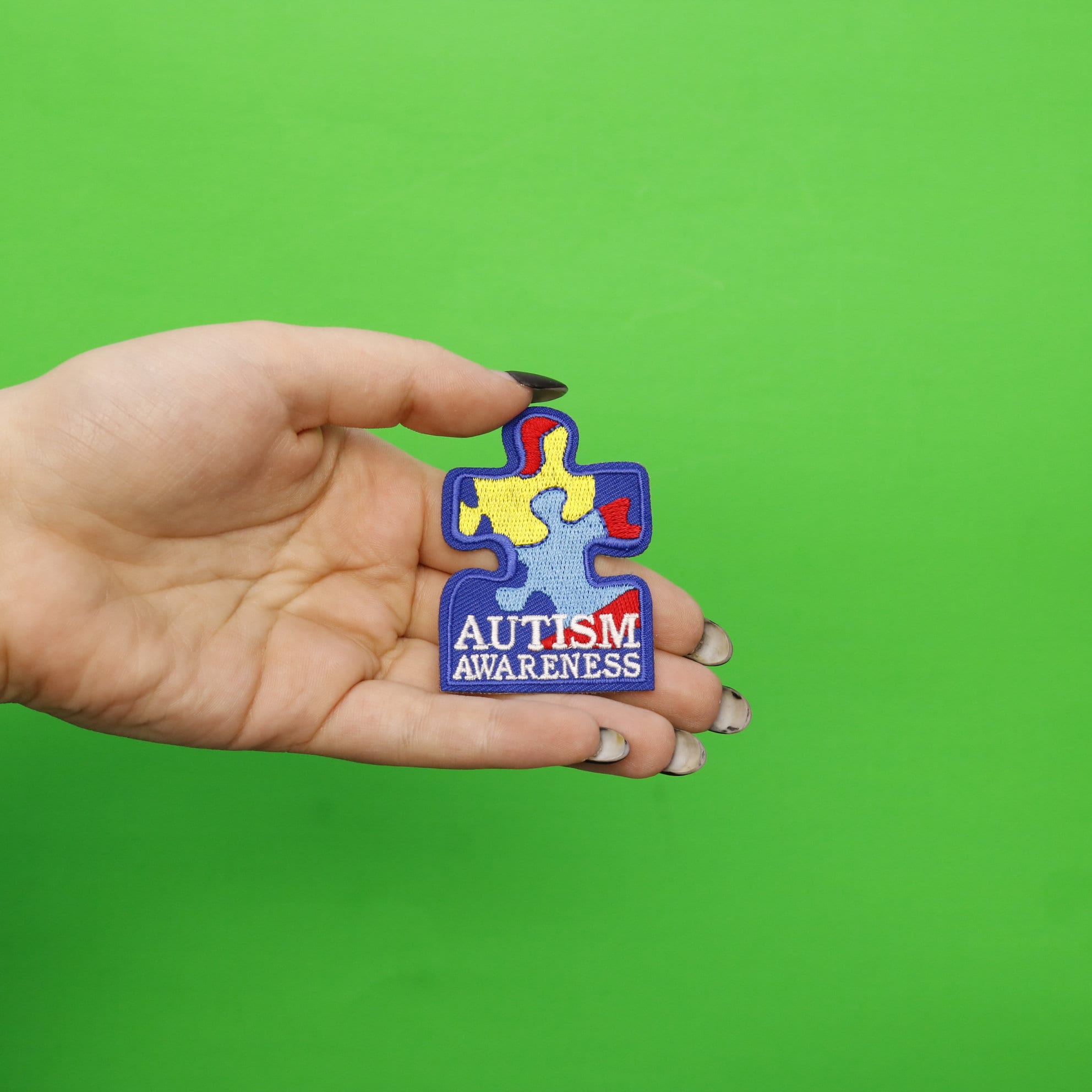 Autism Awareness Patch Puzzle Piece Embroidered Iron on BG4 - Etsy