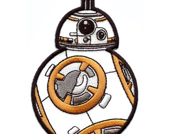 Officially  Licensed Star Wars BB-8 Patch Droid Iron On Applique CA1