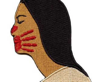 Missing and Murdered Indigenous Women Patch Native Cultural Awareness Embroidered Iron On AC5