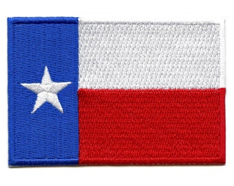 Texas State Flag Embroidered Iron On BF8