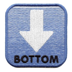 Bottenpil Tagg Emoticon Ikon Patch Pride Roll Preference Broderad Stryk-på EE5