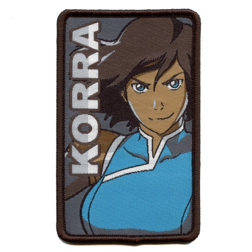 The Legend Of Korra Patch Nickelodeon Cartoon Avatar Woven Iron On BH5