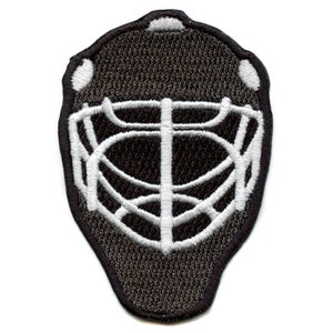Hockey Goalie Mask Patch Embroidered Iron On AF6