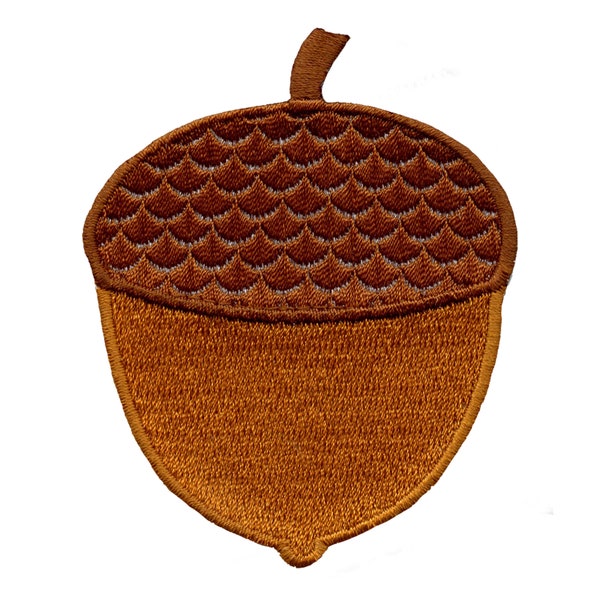 Fall Acorn Patch Tree Nut Embroidered Iron On AC8