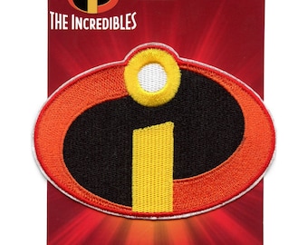 Disney Pixar The Incredibles Patch Superhero Logo Iron On CC4