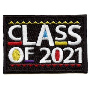 Class Of 2021 HBCU Patch Box Logo Embroidered Iron On CC7