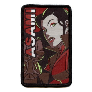 The Legend Of Korra Asami Patch Nickelodeon Cartoon Avatar Woven Iron On BH5