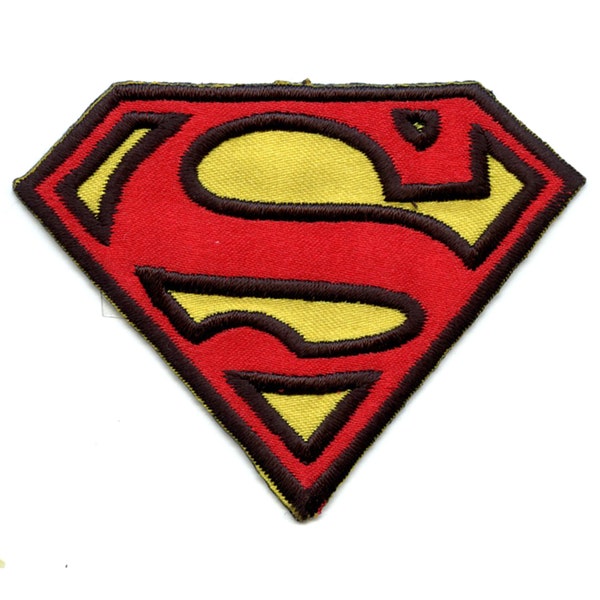 Officially Licensed Superman Logo Patch DC Comics Iron on Applique - Small CF3