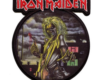 Official Iron Maiden Patch Skeleton Eddie Embroidered Iron On EH3