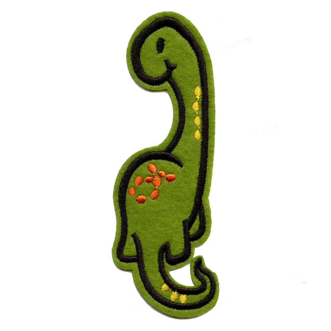 Baby Brontosaurus Dinosaur Patch Dino Kid Embroidered Iron on AA1 - Etsy