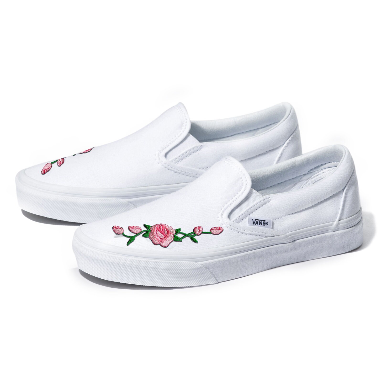 slip on rose vans