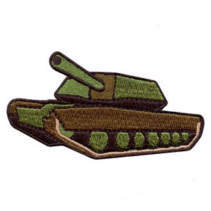 Military Tank Patch Heavy Artillery Embroidered Iron On AF8