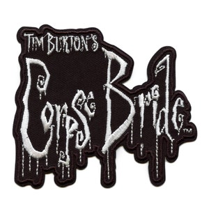Corpse Bride Logo Patch Tim Burton Movie Embroidered Iron On CA4