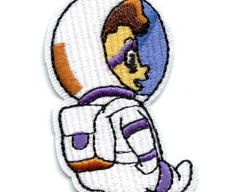 Astronaut Kid Sitting Patch Outer Space Embroidered Iron on Be1 - Etsy
