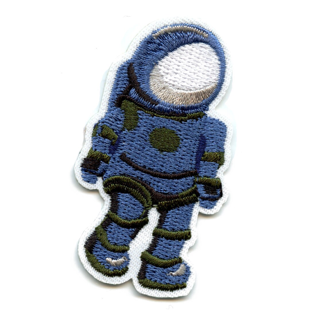 Blue Astronaut Suit Patch Outer Space Embroidered Iron on Small BE1 - Etsy