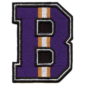 City Of Baltimore B Patch Football Sport Embroidered Iron On BC7