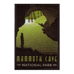 Mammoth Cave National Park Patch Travel Kentucky Flint Ridge Embroidered Iron On BG8