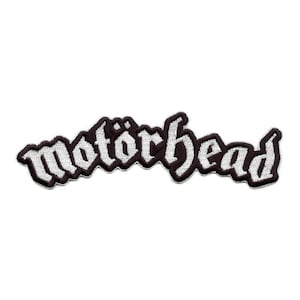Motörhead Gothic Style Logo Patch Metal Rock Band Embroidered Iron On EH4