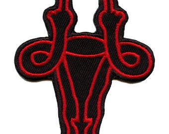 FUterus Patch Women's Rights Embroidered Iron On AA4