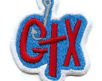 Galveston Texas GTX Patch Beach Travel Souvenir Embroidered Iron On GH1