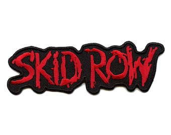 Skid Row Patch Rock Band Logo Embroidered Iron On EH3