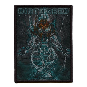 Disturbed Evolution Huvtröja 2018 Studio Art Stryk-på EE4