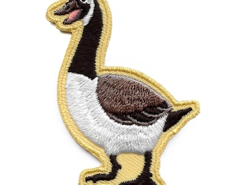 Canada Goose Patch Migrating Bird Embroidered Iron On AB1