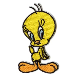 Parche oficial de Tweety Bird con bonita pose bordada para planchar BA6